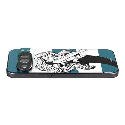 Disney The Little Mermaid Ariel Stripes Pixel 9 Pro XL Skin